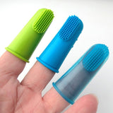 1pcs Silicone  Finger Pet Toothbrush Cat Dog Finger Toothbrush Safe Non-toxic Pet Grooming Cleaning Pet Supplies