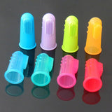 1pcs Silicone  Finger Pet Toothbrush Cat Dog Finger Toothbrush Safe Non-toxic Pet Grooming Cleaning Pet Supplies