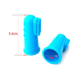 1pcs Silicone  Finger Pet Toothbrush Cat Dog Finger Toothbrush Safe Non-toxic Pet Grooming Cleaning Pet Supplies