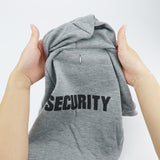 Security Themed Hoodie Jacket for Cat or Small Dog