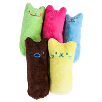 Teeth Grinding Catnip Toy Funny Interactive Plush Cat Toy for Cats and Kittens