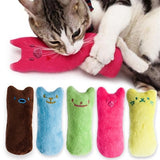 Teeth Grinding Catnip Toy Funny Interactive Plush Cat Toy for Cats and Kittens